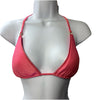 BECCA® by Rebecca Virtue Cheryl Glimmer Triangle Bikini Top Women's Size M Pink