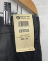 Haggar Classic Fit Pleated Black Dress Pants Hidden Expandable Waist 36Wx30L