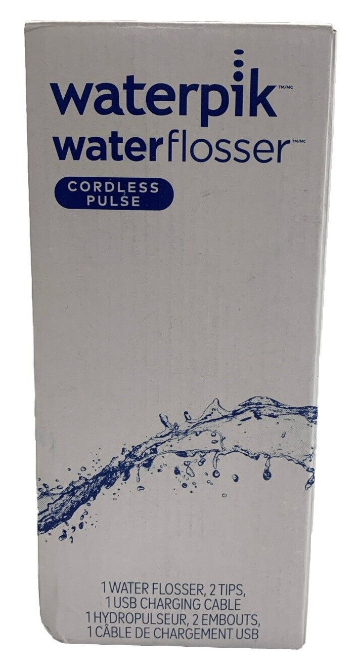 Waterpik Cordless Pulse Rechargeable Portable Water Flosser WF-20 Portable Blue