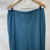 LE BOS Women's 27854 3 Piece Formal Elegant Suit Pant Set Size 16W Peacock Teal