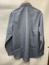 Van Heusen Men's Short Sleeve Dress Shirt Regular Fit Poplin Solid Size 17 34-35