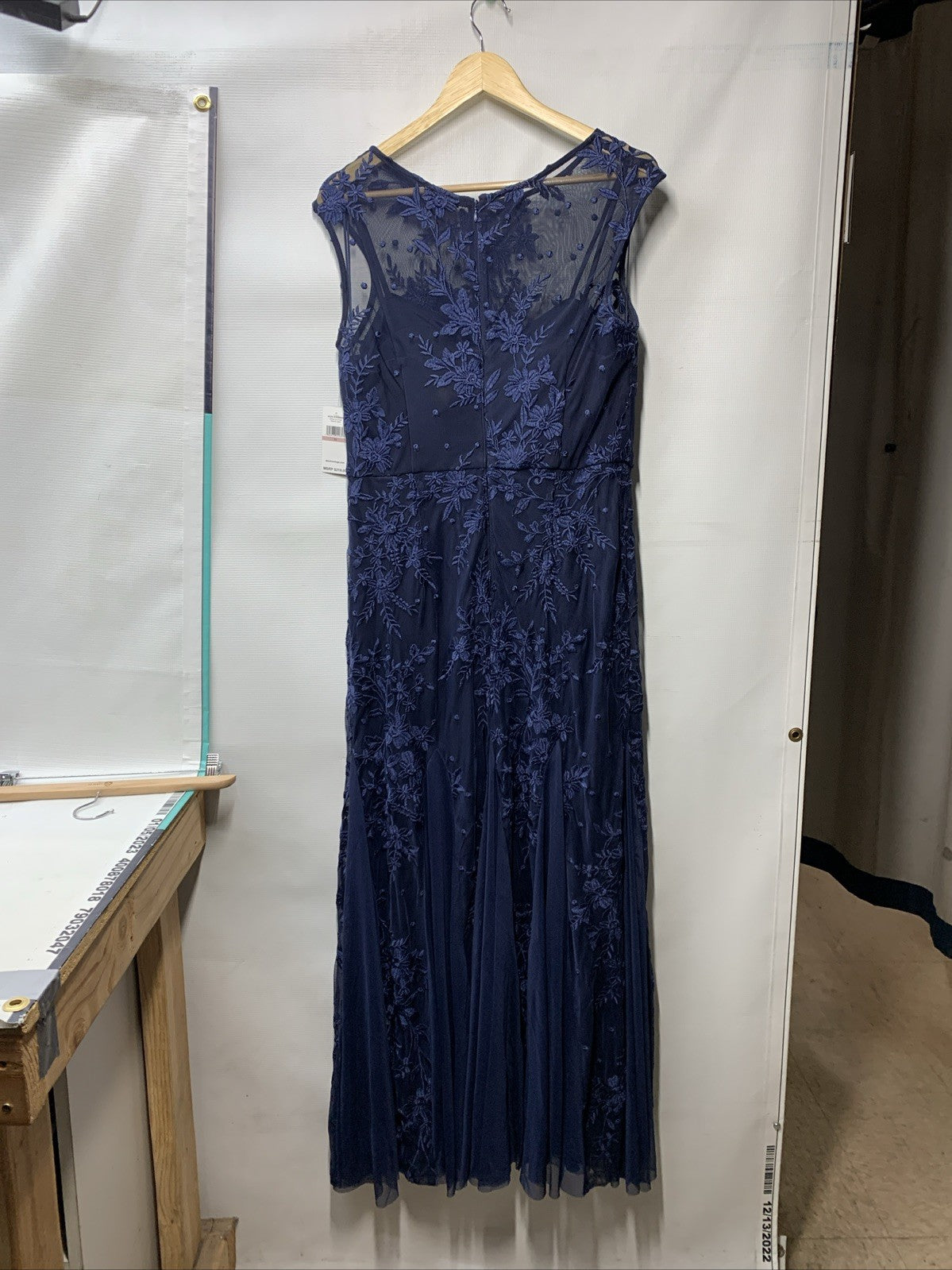 Alex Evenings Women's Long Length Fit & Flare Mother of The Bride Dress Size 12