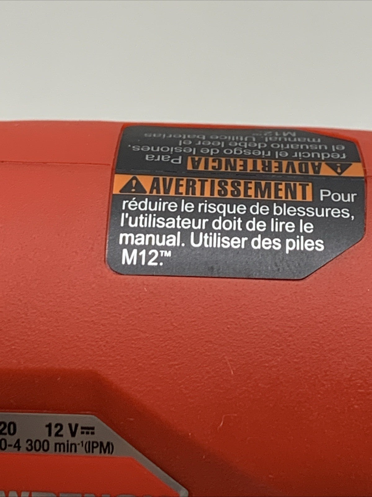 Milwaukee 2552-20 M12 Fuel 1/4