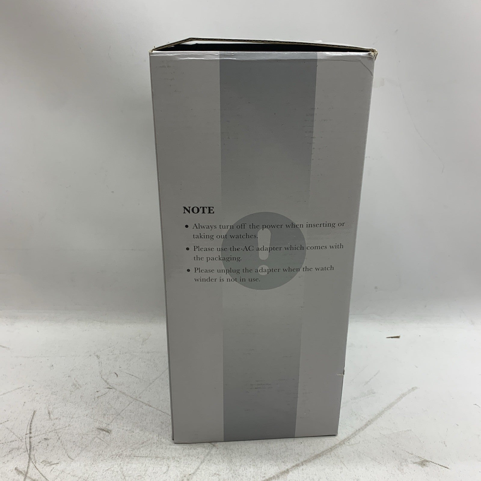 Diplomat Double Metallic Silver / Black Watch Winder with Built In IC Timer