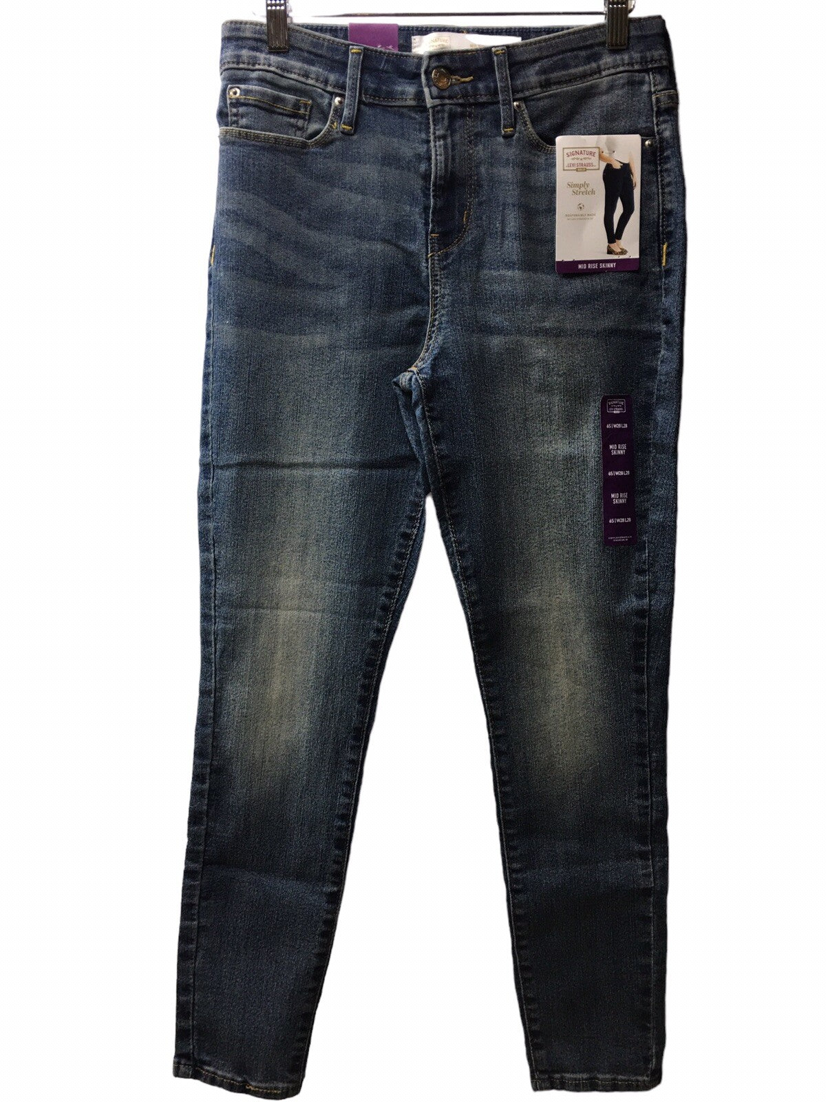 Signature by Levi Strauss & Co. Gold Label Womens Modern Skinny Jeans, Size 6s