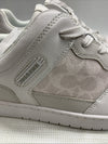 COACH Women’s C201 CR937 Sneakers 11.5D Optic White Lace-up Shoes for Walking
