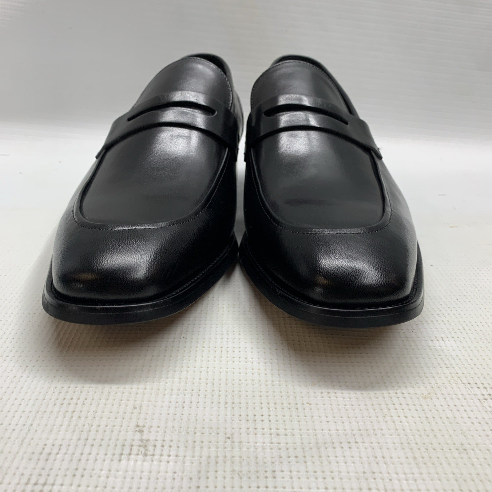 GIFENNSE Men's Dress Shoes Slip-On Loafers Formal Leather Shoes Size 13 Black