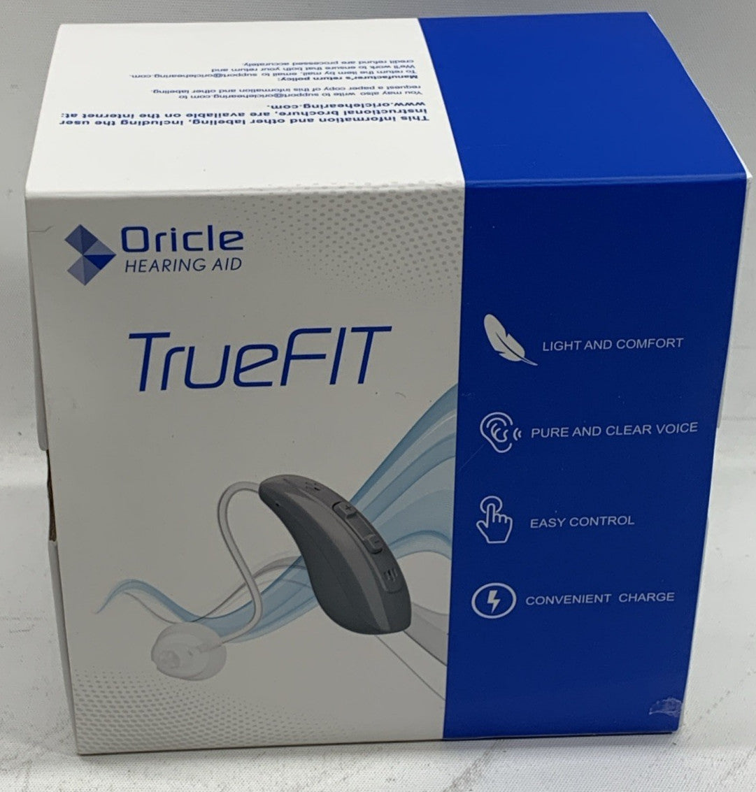 Oricle TrueFit Rechargeable Behind-The-Ear Hearing Aids JH-D26AT for Seniors