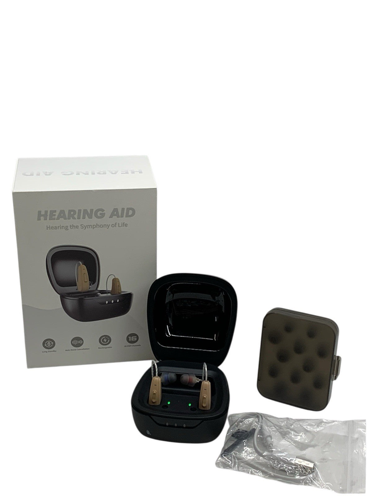 NVOTBY Hearing Aid Rechargeable Lithium Battery M2231 Auto Noise Cancellation