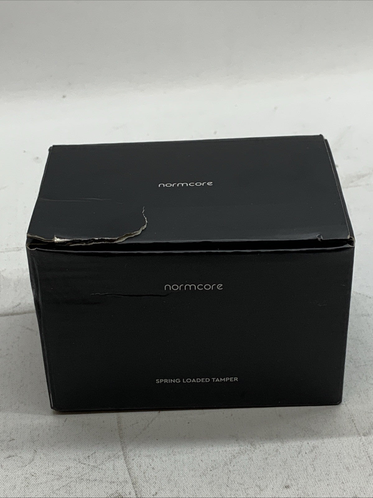 Normcore 58.5mm Spring-Loaded Coffee Tamper & Tamper Stand White Level Tamping