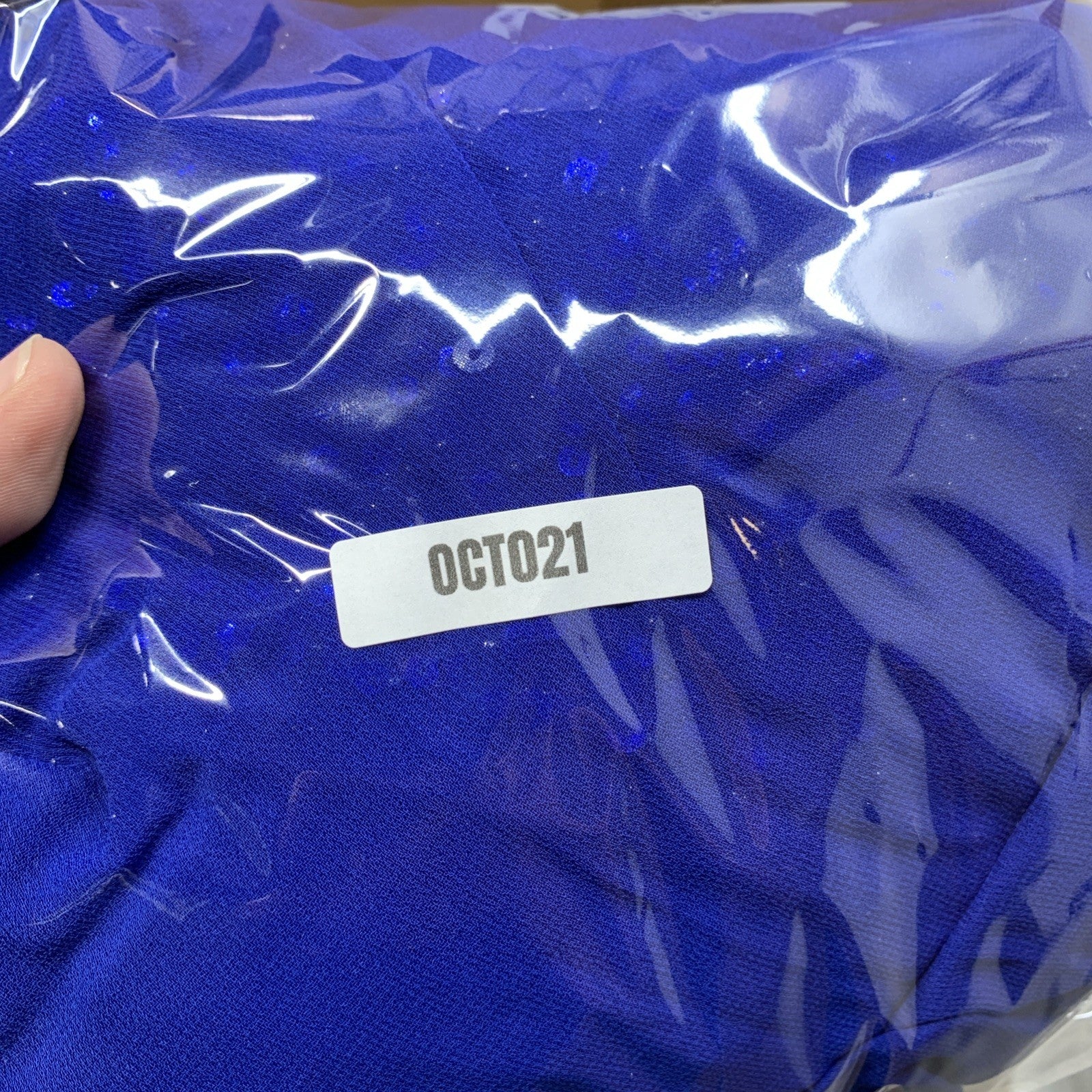 J Kara JKARA Women's Caplet Short Cocktail Beaded Sequins Blue Dress Size 12