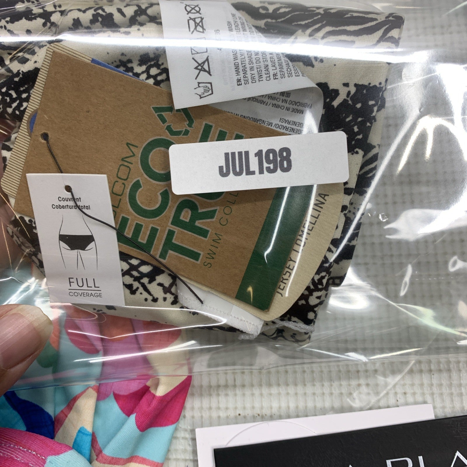 Volcom Women's Spirit Animal Hipster Swimwear Bottoms Brief Size Small Underwear