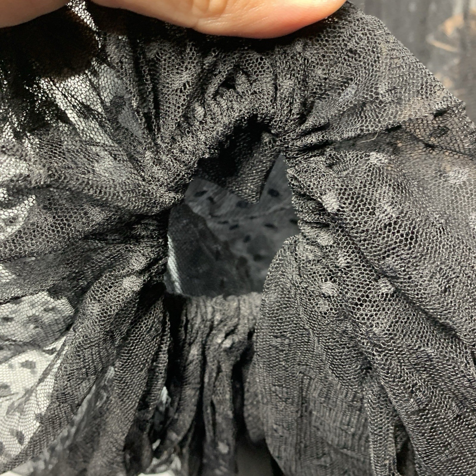 BCBGMAXAZRIA Women's Long Puff Sleeve Mock Neck Mini Evening Dress Black Size 16