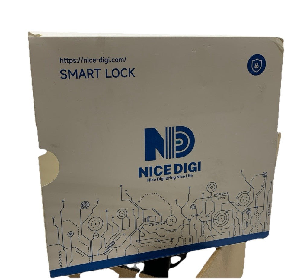 Nice Digi Smart Lock Fingerprint Keyless Entry Design Digital Door Lock Black