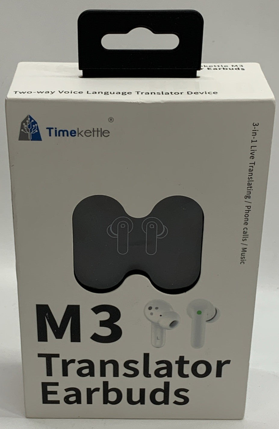 Timekettle M3 Language Translator Earbuds Online & Offline Translation White