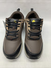 FitVille Mens Size 10.5EW Wide Hiking Outdoor Shoes Soft Toes Arch Support Brown