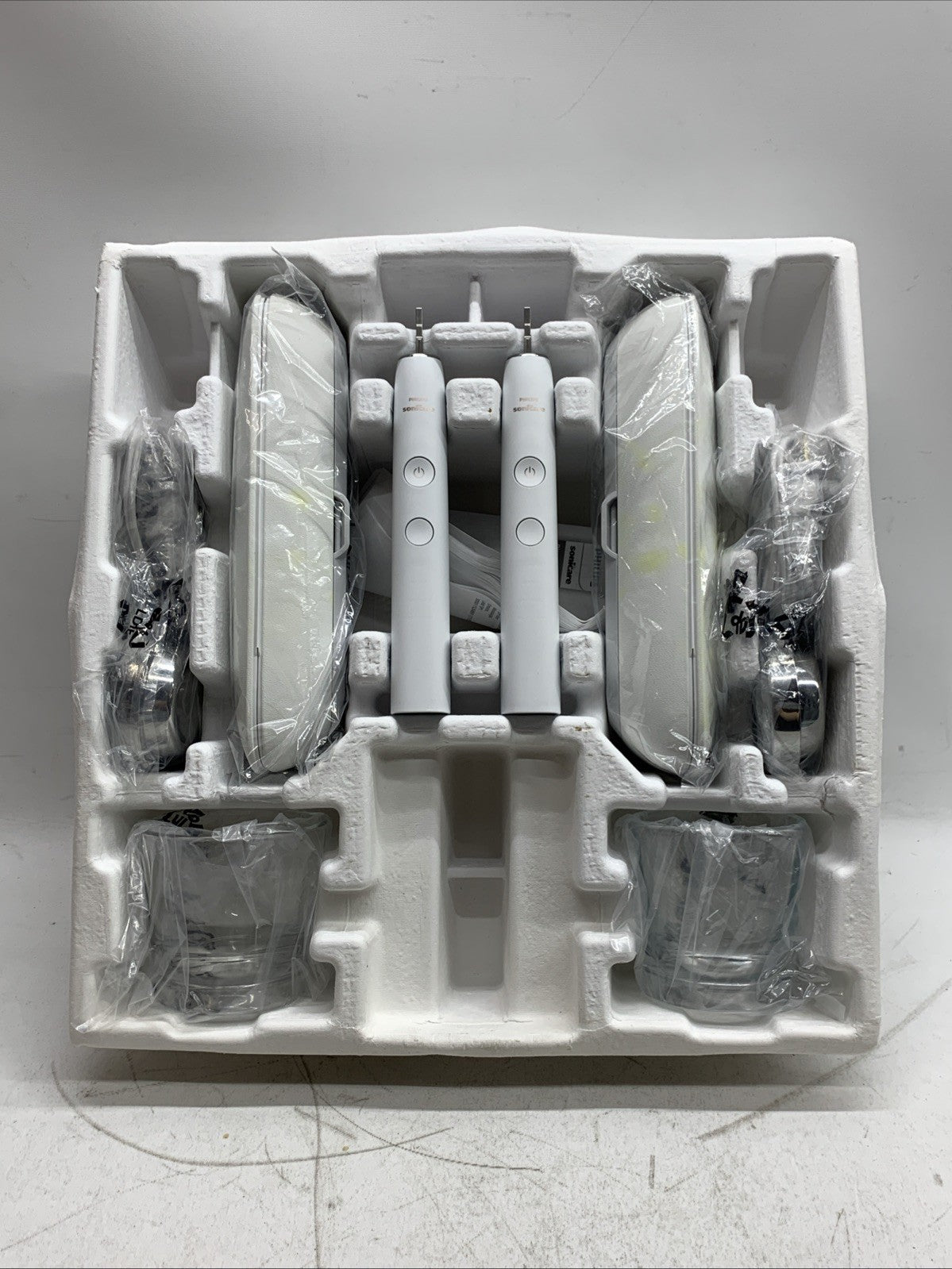 Philips Sonicare DiamondClean Smart HX991 Toothbrush White 2-Pack - NO HEADS