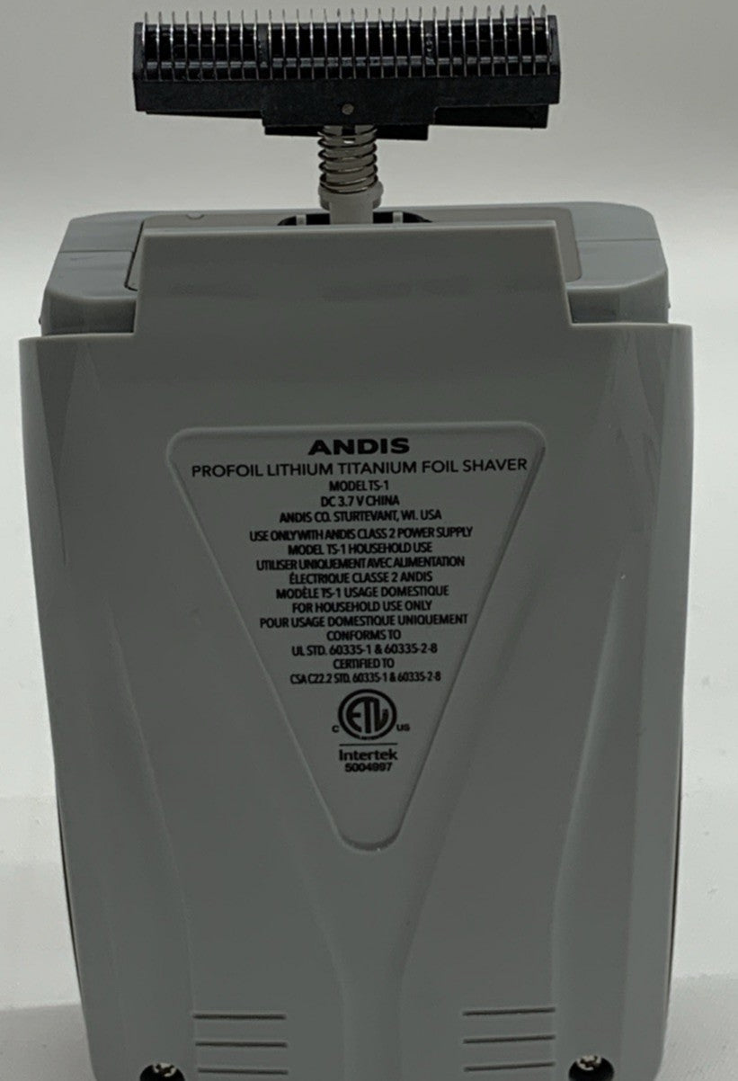 Andis TS-1 17235 Pro Foil Lithium Titanium Foil Shaver Cordless, Smooth Shaving