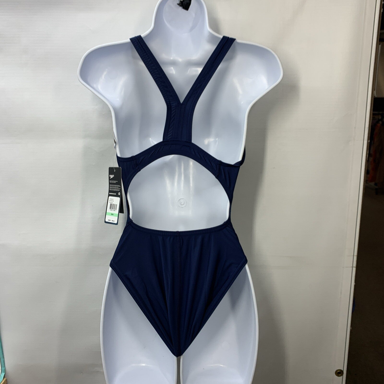 Speedo Women's ProLT Super Pro One Piece Swimsuit Solid Blue Size 8/34 Swimwear