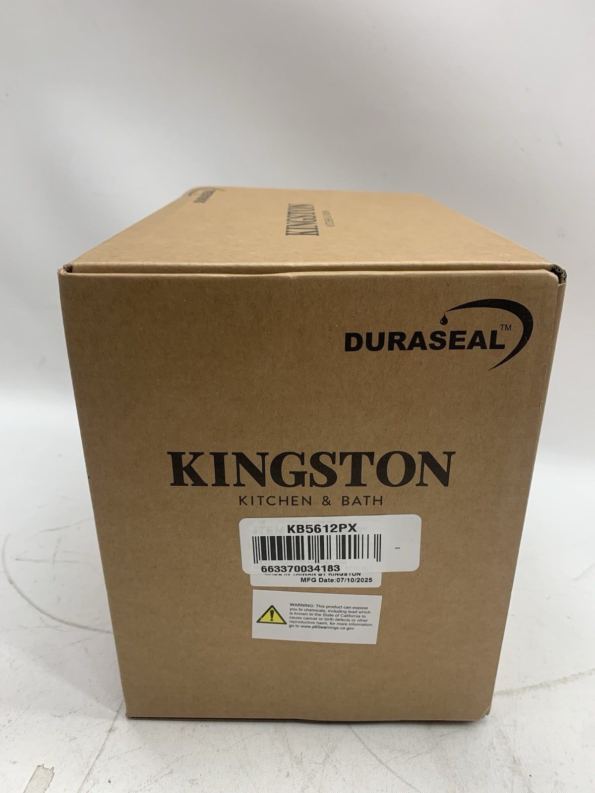 Kingston Brass Restoration KB5612PX Centerset Washerless Faucet w/White Handles