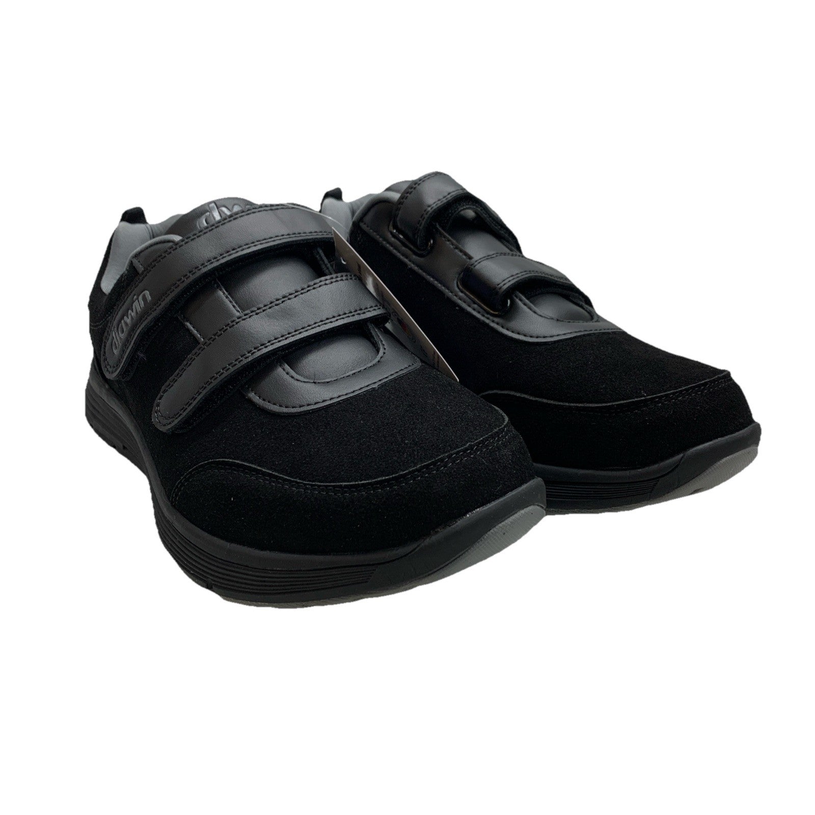 diawin Extra Wide Shoes Walking Running Black Sneaker TM36443 Size M 10 - W 11.5
