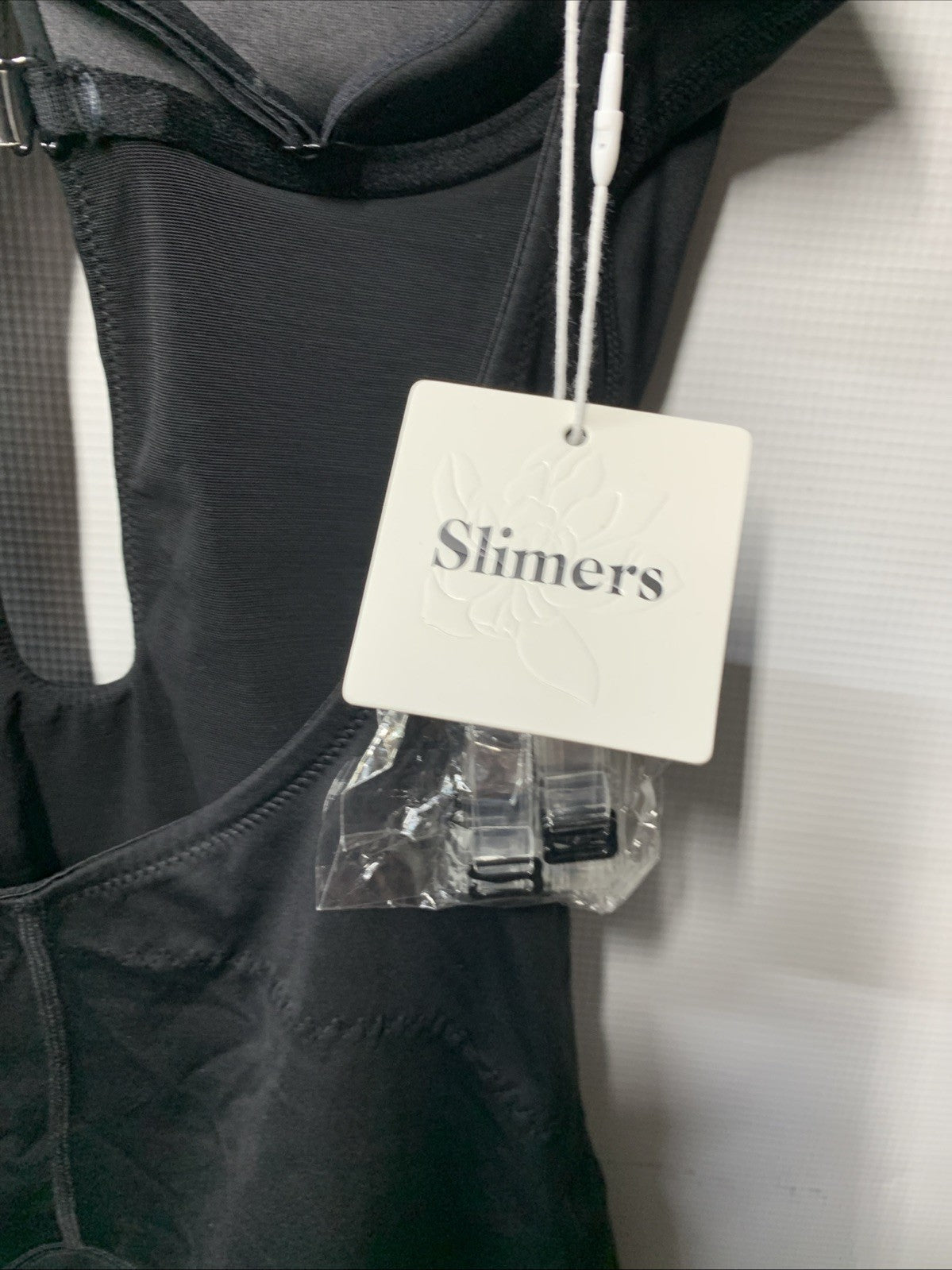 Thong Shapewear for Women Tummy Control Low Back U Plunge Backless, Black Size S