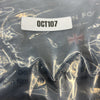 London Fog women's black trench coat with long sleeves, hood, and pockets, featuring a classic style and tailored fit.