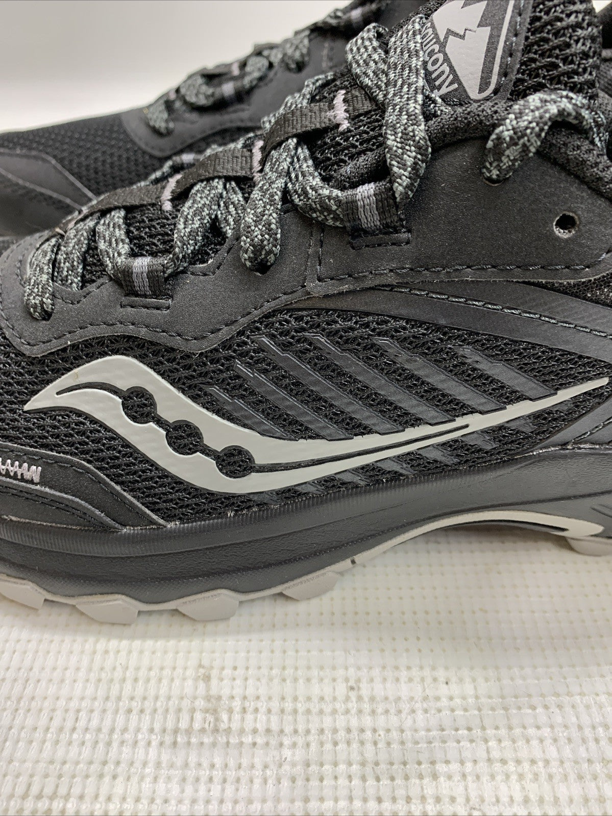 Saucony Men's Excursion TR15 Trail Running Shoe, Black/Shadow S20668-10 Size 9.5