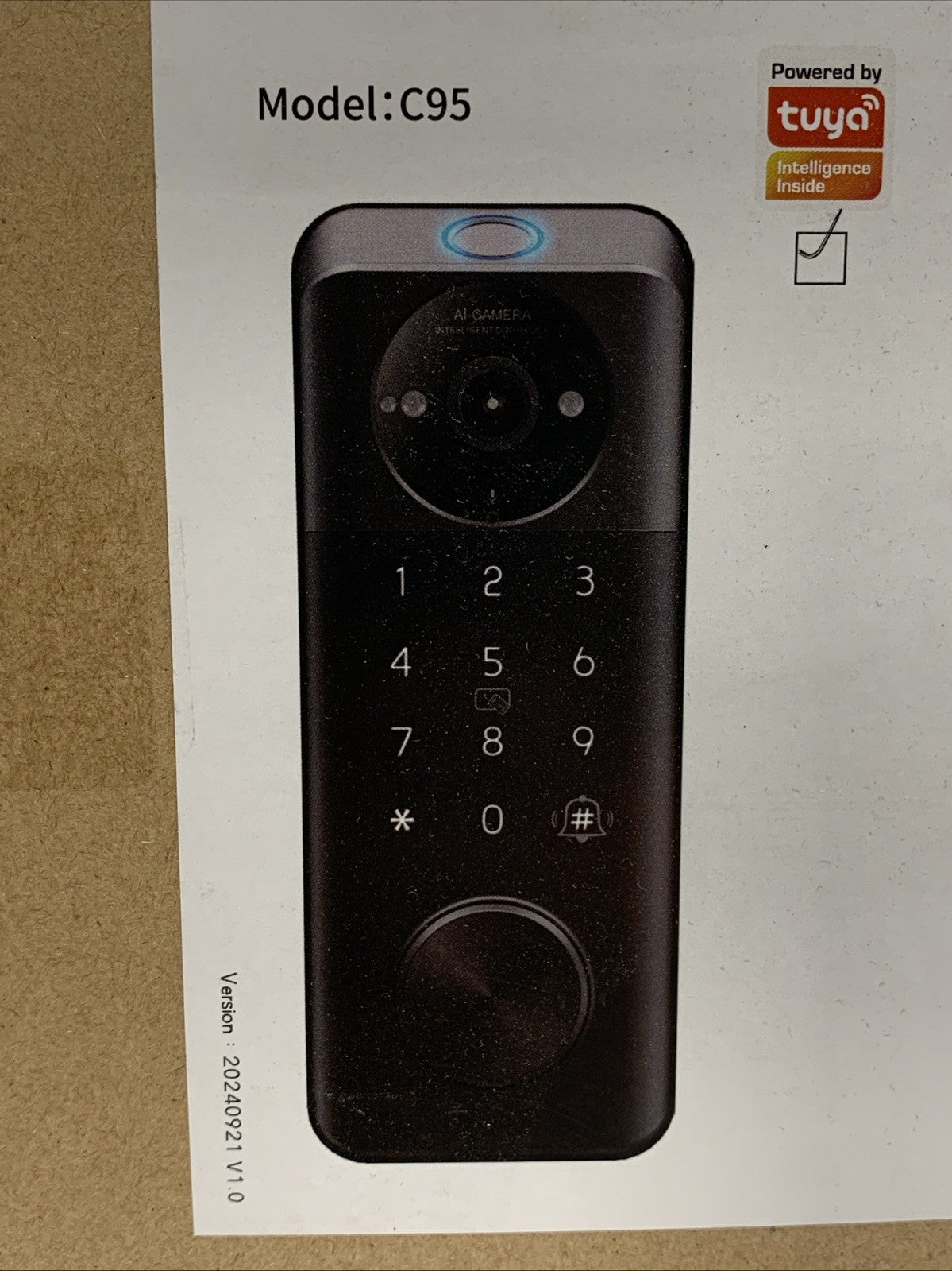 Umik Video Smart Lock with Camera 5 in 1 Keyless Entry Door Lock  w/App Control