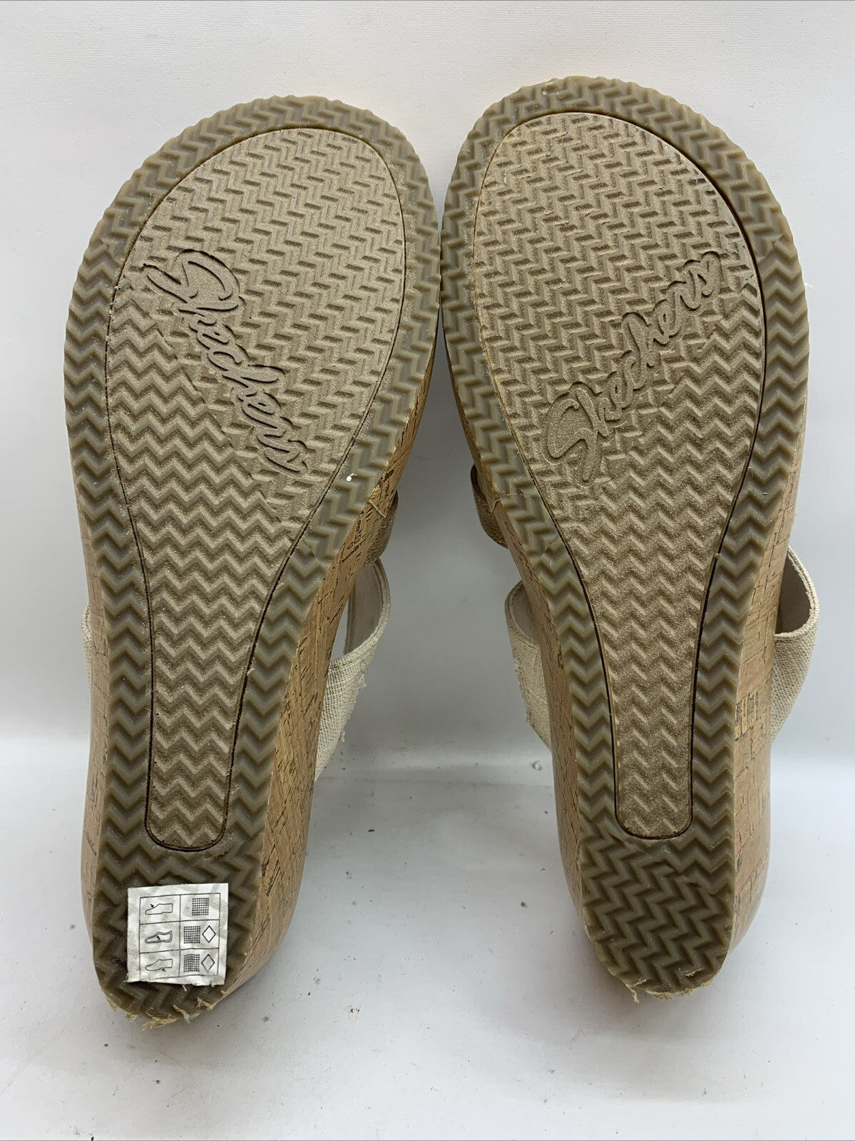 Skechers Women's Beverlee Sail Away Sandals Size 13 Tan Open Toe Slip-on Brown