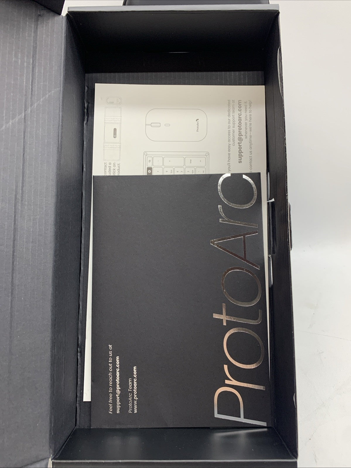 ProtoArc XKM01 Foldable Full-Size Wireless Keyboard and Mouse Combo Portable