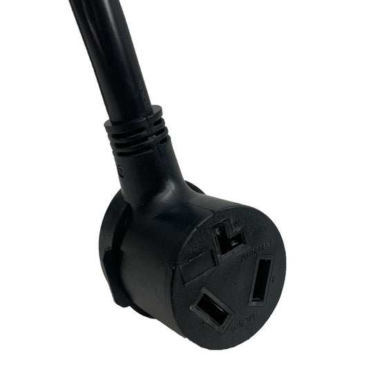 30 Amp NEMA 14-30P to NEMA 10-30R Flexible Welder Plug Adapter Heavy Duty Cable