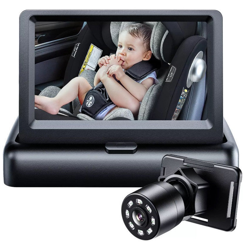 Itomoro Baby Car Mirror, View Infant in Rear Facing Seat with Wide Crystal Cl