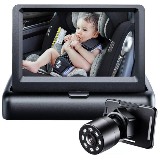 Itomoro Baby Car Mirror, View Infant in Rear Facing Seat with Wide Crystal Cl