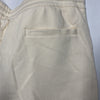 Armani Exchange Mens Drawstring Waffle Shorts Size 2XL Cream Casual with Pockets