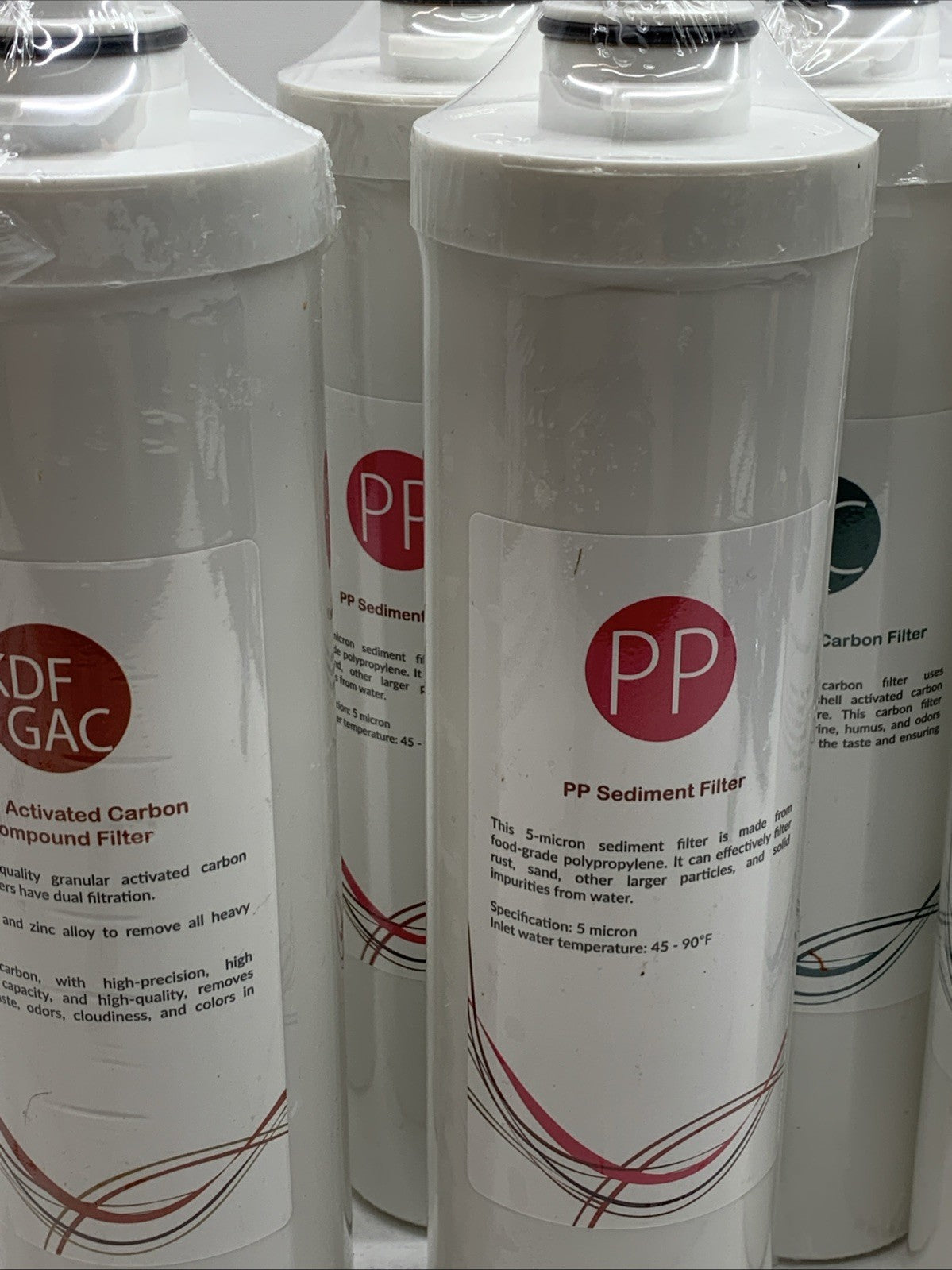 iSpring Quick-Change 2X KDF/PP/ AC for Ultra Filtration Water System, CU-A4