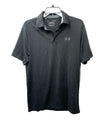 Under Armour Men's Play Off Heather Polo Shirt HeatGear Top 1351131 Black Size S