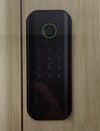 Intelligent Fingerprint Lock For Front Door Matte Black Security Smart Locks