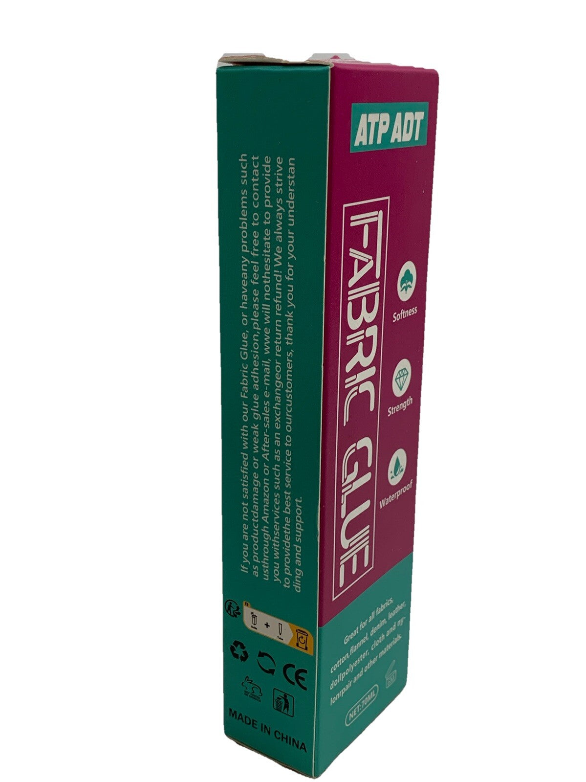 70 ml Fabric Glue for Clothes, Fabric Material High Performance Glue for Fabric