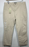 Dockers Weekend Chino Mid Rise Slim Ankle Cotton Khaki Pants Size 31 Long Jean