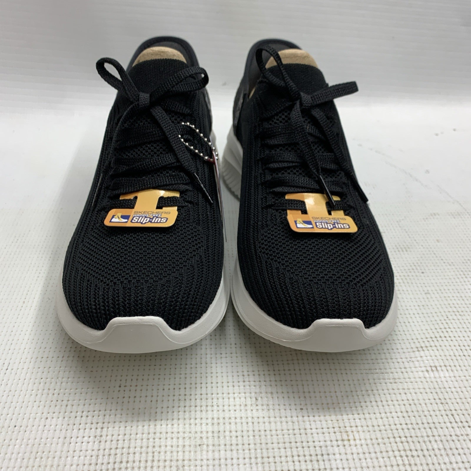 Skechers Womens Slip-Ins Ultra Flex 3.0 Shoes Black/White 149710 Size 8 Wide fit