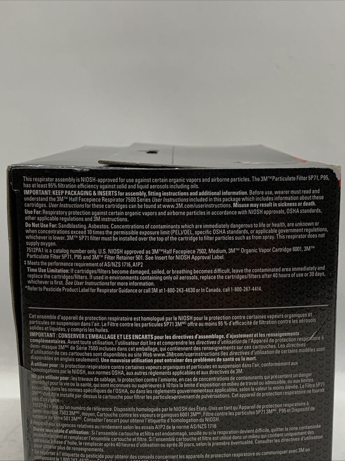 3M P95 Advanced Comfort Respirator OV Professional Paint Respirator Reusable