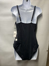 La Blanca S021-0087 Plus Size Ruched One Piece Swimsuit Swimwear Black Size 16W