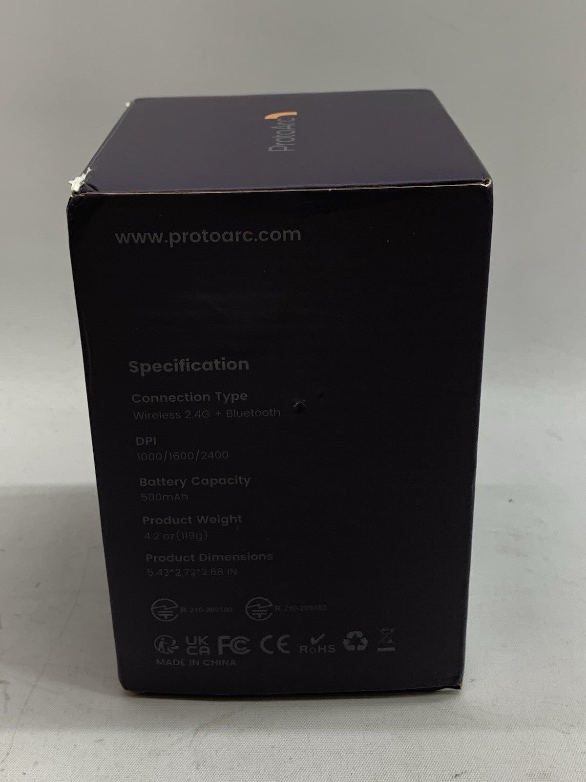 Ergonomic Mouse, EM11 NL Wireless Vertical Mouse, Rechargeable Optical Mice BL/G