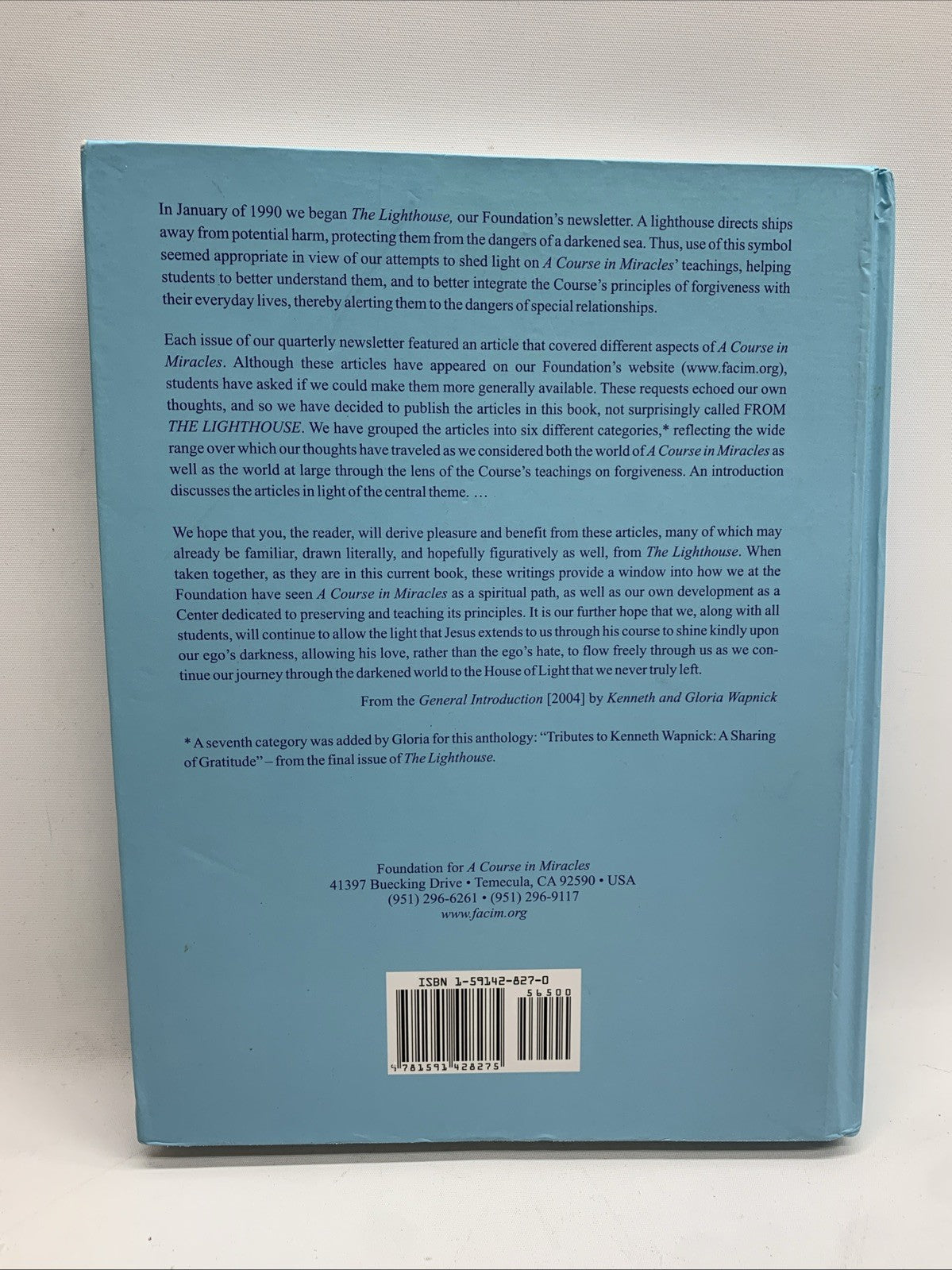 From the Lighthouse - an Anthology : To Look upon Darkness Through Light Must...