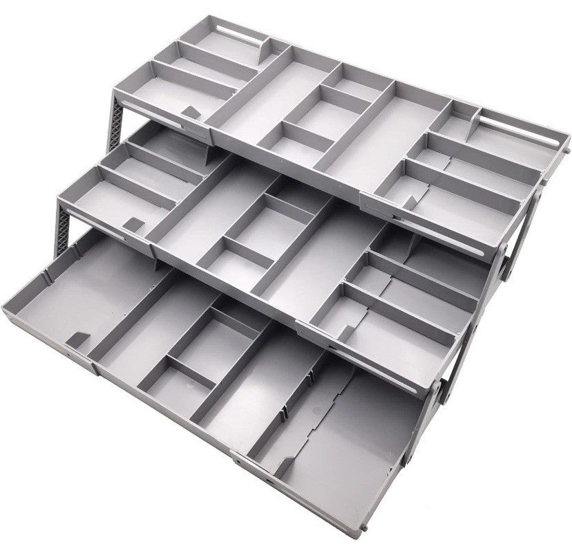 3 Tier Drawer Organizer, Expandable Junk Drawer Organizer Smart Drawer Organizer
