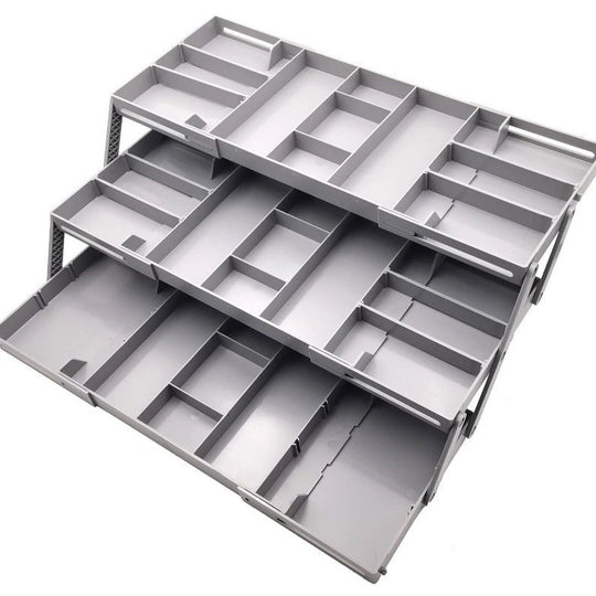 3 Tier Drawer Organizer, Expandable Junk Drawer Organizer Smart Drawer Organizer