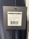 Norma Kamali Womens Halter Turtle Side Slit Gown Size Size S/36 Sleeveless Black