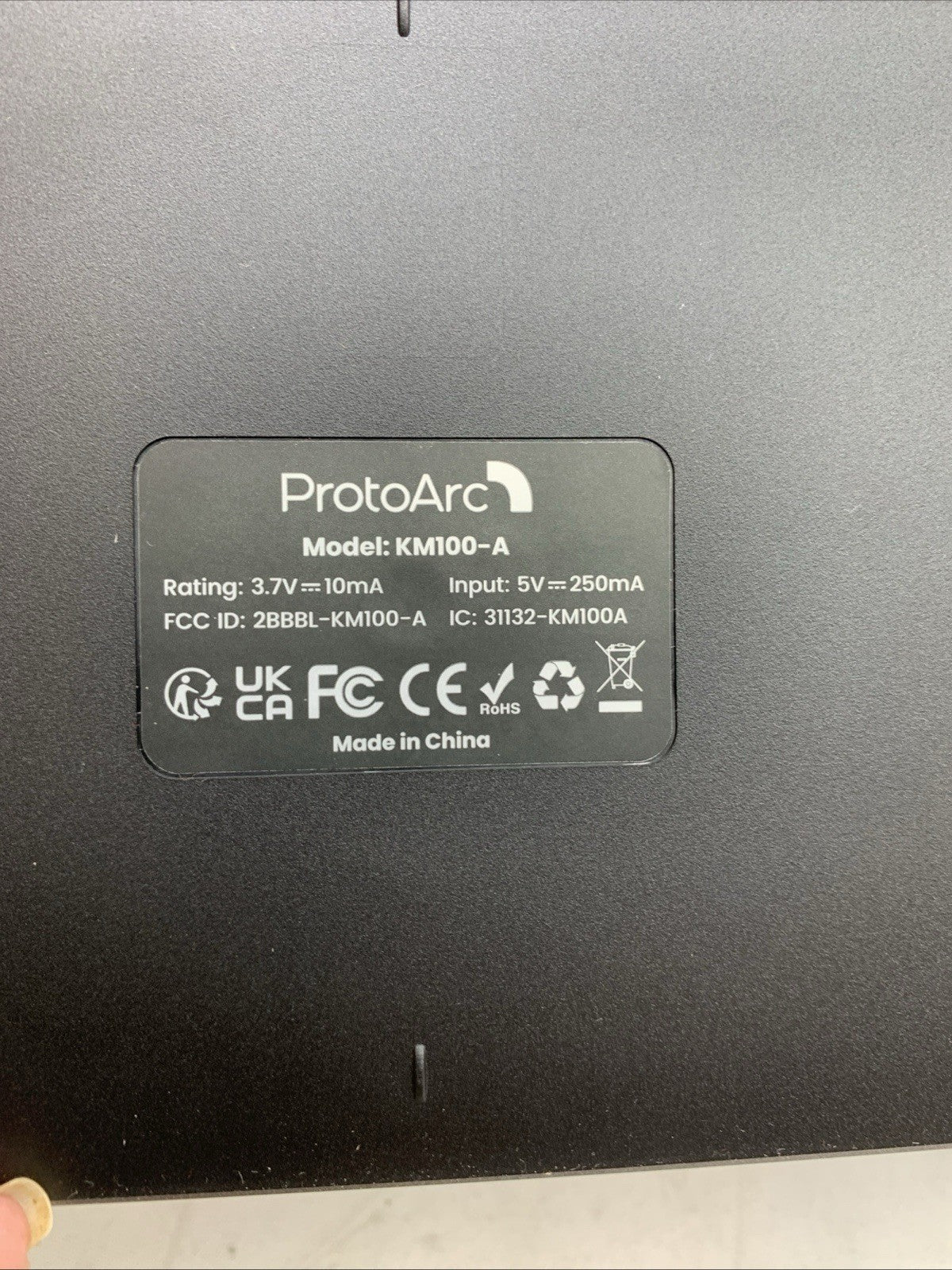 ProtoArc Backlit Bluetooth Keyboard and Mouse for Mac KM100-A Full Size Wireless