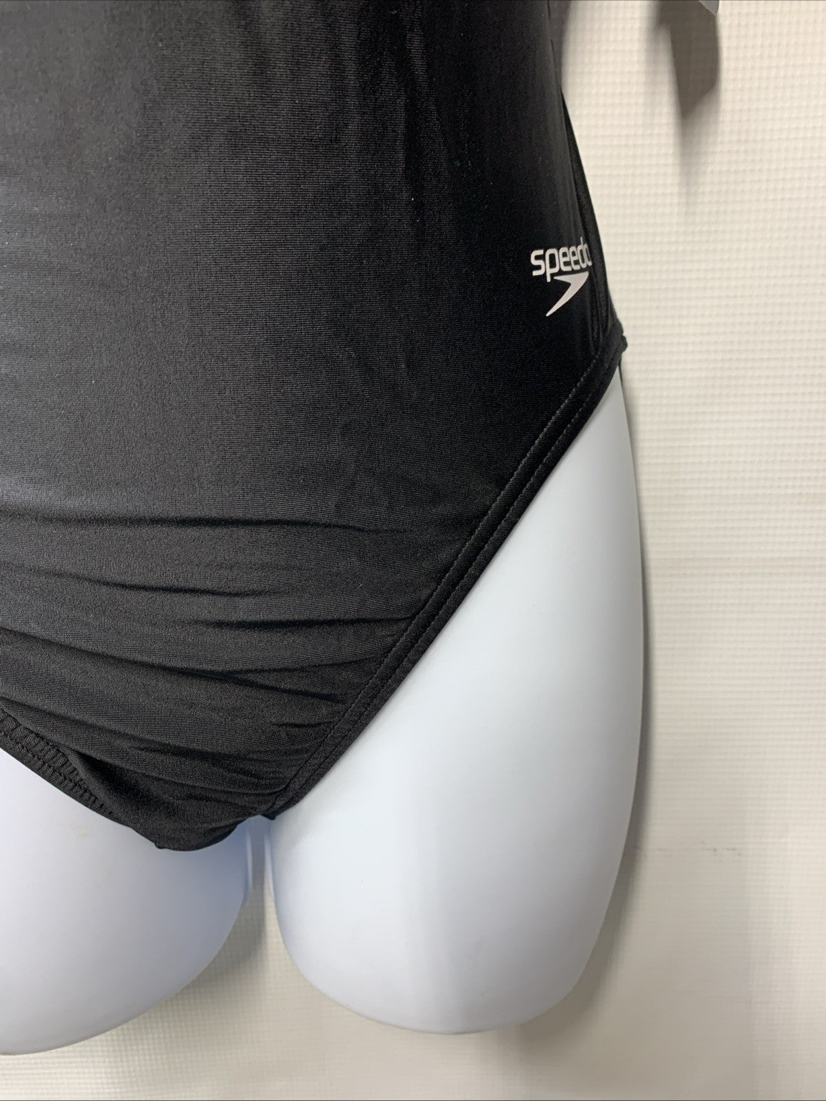 Speedo Women's Swimsuit Size 10/36 Team Black One Piece Prolt Super Pro Solid